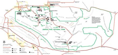 Joshua Tree National Map And Location Desertusa