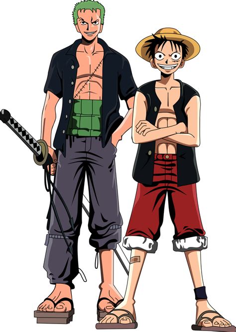 Luffy And Zoro By Holyfork On Deviantart