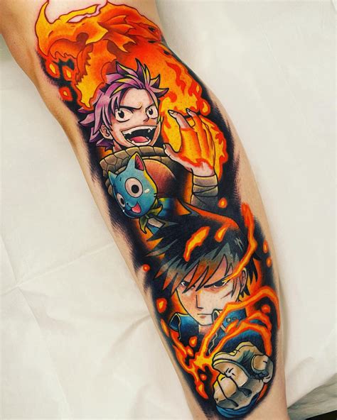Share 58 Anime Leg Sleeve Tattoo Super Hot Vn