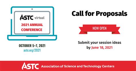 Astc 2021 Call For Proposals Association Of Science And Technology