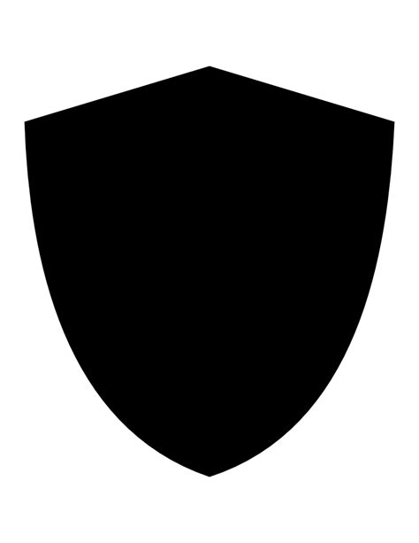 Black Siluet Shield Png Image Free Picture Download Transparent Image