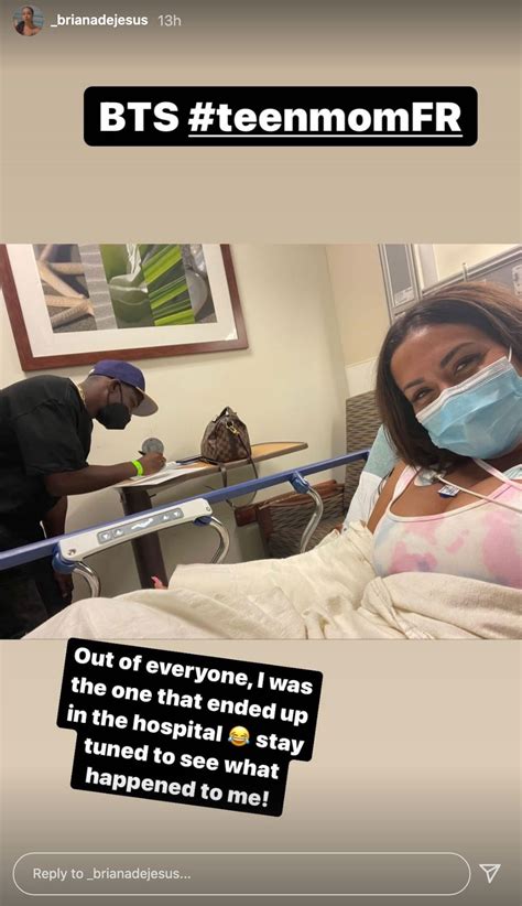 Teen Mom Briana Dejesus Shares Selfie From Emergency Room After She Was