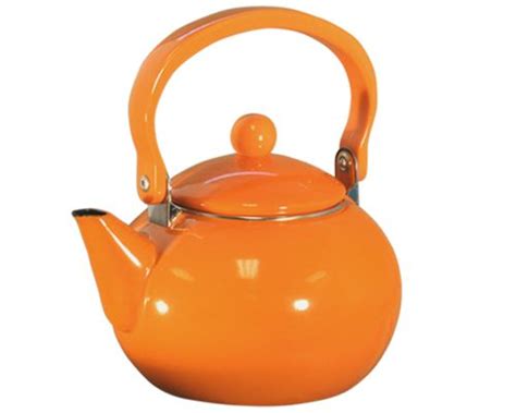 Harvest Orange Tea Kettle 2 Qt The Teapot Shoppe Inc Tea Pots
