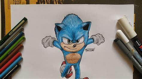 Learn how to draw sonic.exe. How to DRAW NEW SONIC DESIGN | Sonic The movie's - YouTube