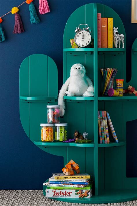 The Cactus Bookcase By Drew Barrymore Flower Kids Is Perfect For The