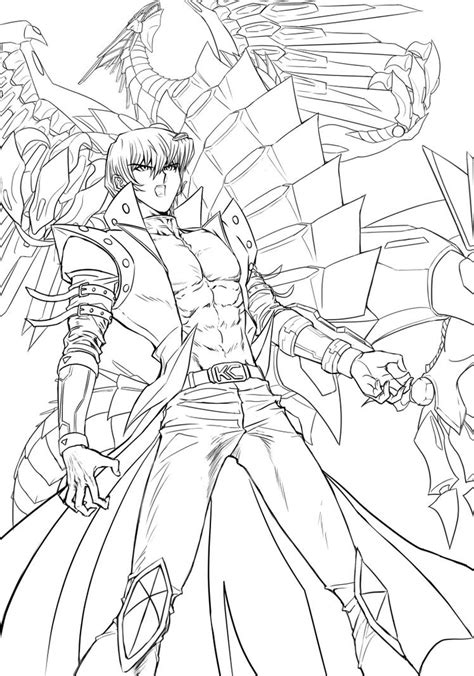 Lineart Kaiba And Becmd By Ycajal On Deviantart