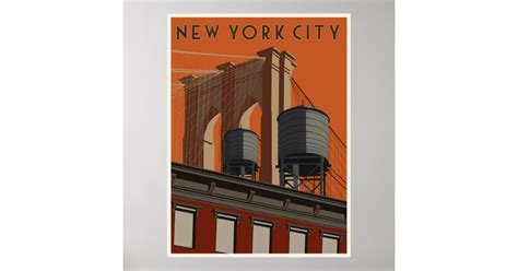 New York City Travel Poster Zazzle