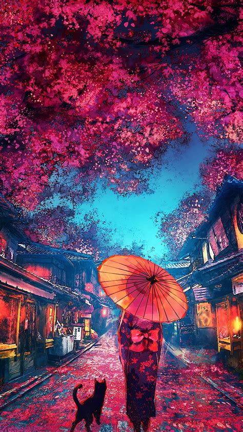 Pic 👌 | Ilustración de paisaje, Obras de arte en japón, Paisaje de fantasía