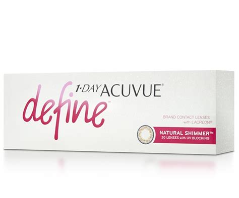 1 Day Acuvue Define 30 Pack Contact Lenses Fsa Store Optical