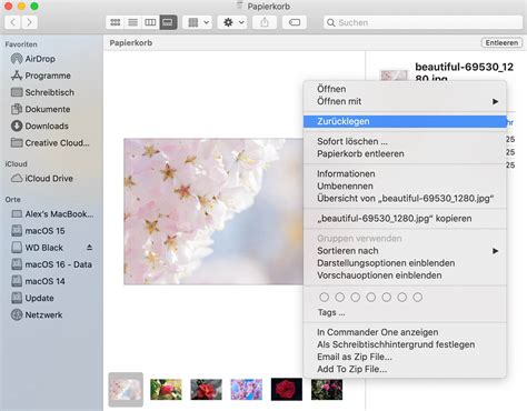 Falls der schnellscan ihre gelöschten bilder nicht hier können sie auf „papierkorb klicken um die bilder, die sie wiederherstellen müssen, in. Mac Papierkorb Wiederherstellen - Gratis Rettungssoftware