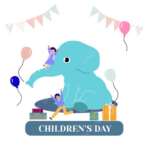 Elephant Illustration Vector Png Images Cute Green Elephant Childrens