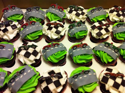 Race Car Cupcakes Cars Cupcakes Novelty Cakes Cupcakes