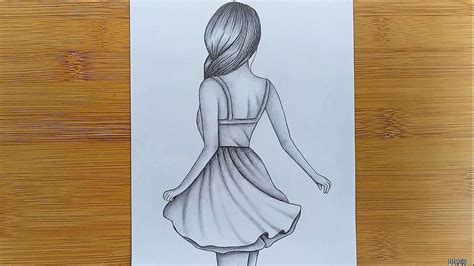 Easy Pencil Drawings Of Girls