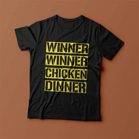 Winner Winner Chicken Dinner Pubg Player Unknown Gamer Geek Funny
