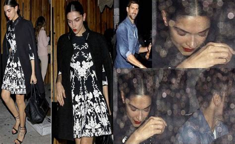 But foreign media apparently did not recognize padukone as they reported the sighting in their paper. Spot Deepika Padukone on a late night date with Novak ...