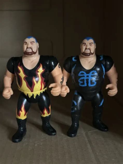 Wwf Wwe Hasbro Wrestling Figures Series Bam Bam Bigelow Custom Bam Bam Picclick Uk