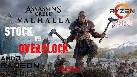 Assassin S Creed Valhalla Rx Xt Ryzen Stock Vs Over