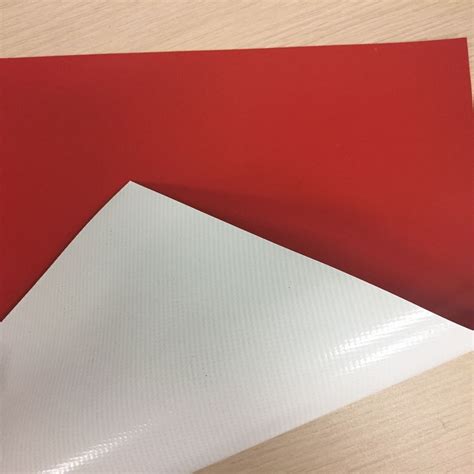 1000d 2022 750gsm White Red 25m Pvc Blackout Tent Tarpaulin China