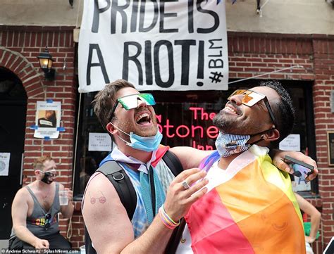 clashes break out between cops and protesters as queer liberation march takes to the streets of