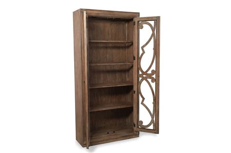 This detailed and stylish cabinet madison traditional brown wood glass metal curio. Traditional Scrolled Glass Door Bunching Curio Cabinet in ...