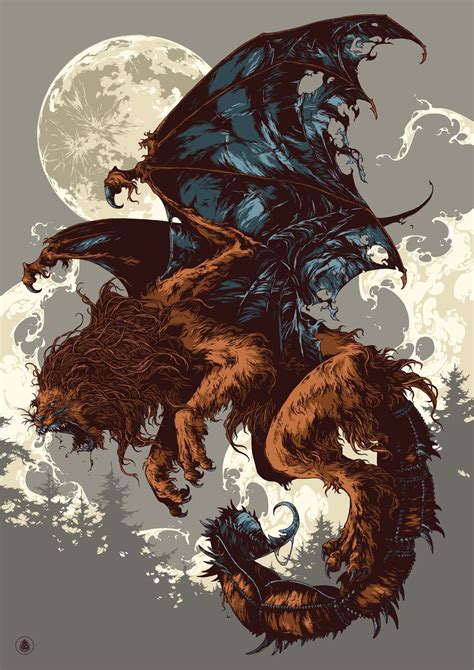 Pin By Fabian On Illustration And Icons Mythical Creatures Art
