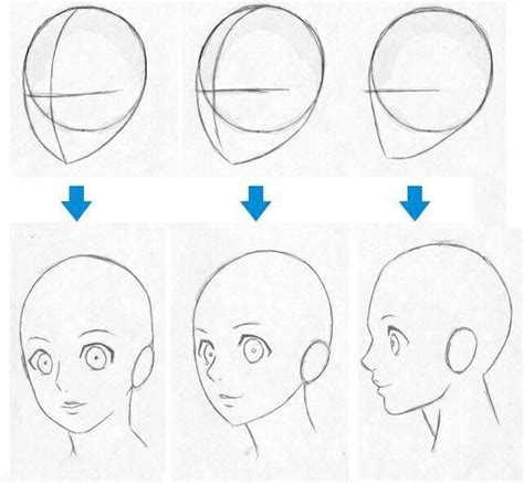 Como Aprender A Dibujar Rostros De Anime Y Manga 1 Drawing Practice