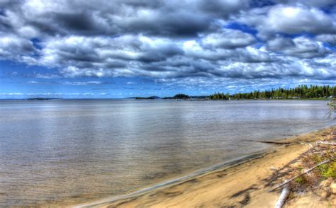 Long View Of The Lake At Lake Nipigon Ontario Canada Image Free