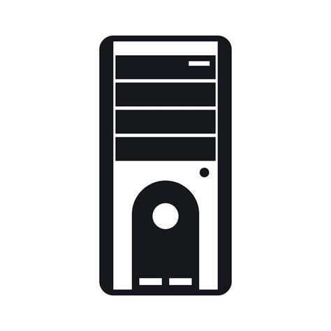 Computer System Unit Icon Simple Style 14523340 Vector Art At Vecteezy