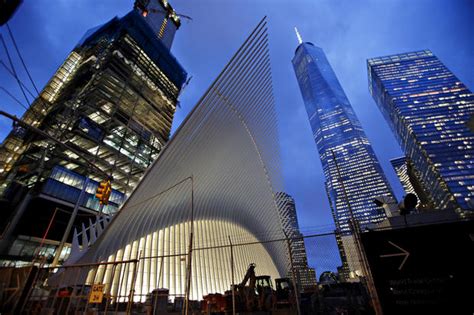World Trade Center S Oculus Billion New World Trade Center Transit Hub Pictures Cbs News