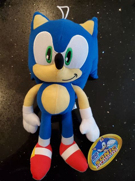 Sonic The Hedgehog Plush Doll Stuffed Animal Toy 12 Authentic Sega Nwt