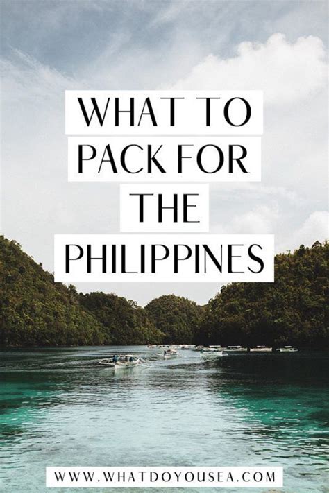 The Best Philippines Packing List What To Pack For The Tropics