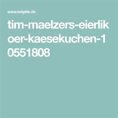 Zum nachtisch reicht der hamburger küchenbulle einen pfirsichkuchen. Tim Mälzers Eierlikör-Käsekuchen | Rezept | Kuchen ...