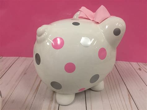 Piggy Bank Personalized Piggy Bank Babys First Piggy Etsy