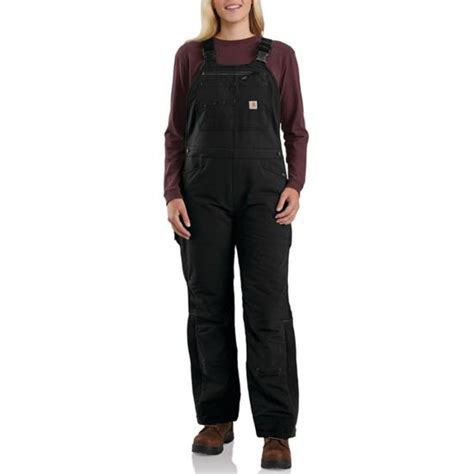 carhartt 104920 women s super dux relaxed fit insulated bib overalls cowgirl delight