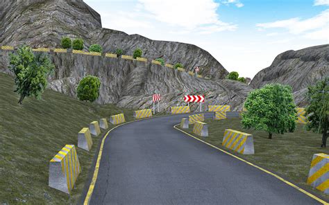 3d Model Mountain Road Pack Cgtrader