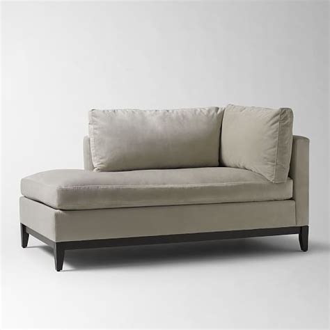 West elm is known for its midcentury modern aesthetic; Blake Down-Filled Chaise | west elm | Small corner couch ...