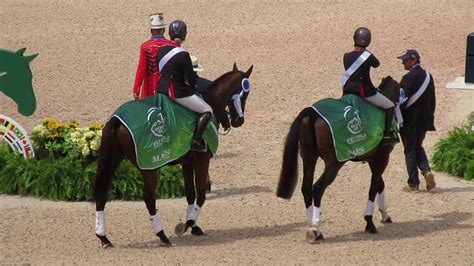 World Equestrian Games Eventing Medals Ceremony Tryon 2018 Youtube