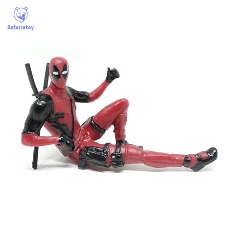Marvel X Men Deadpool 2 Action Figure Sitting Posture Model Anime Mini