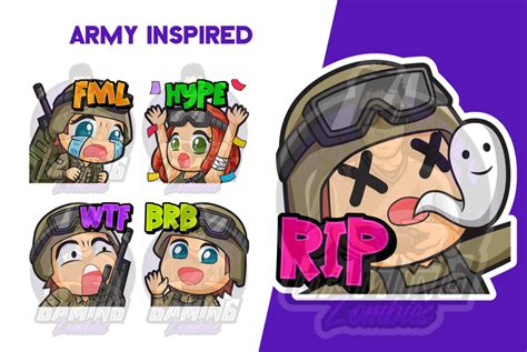 Army Inspired Emote Pack Emotes Store