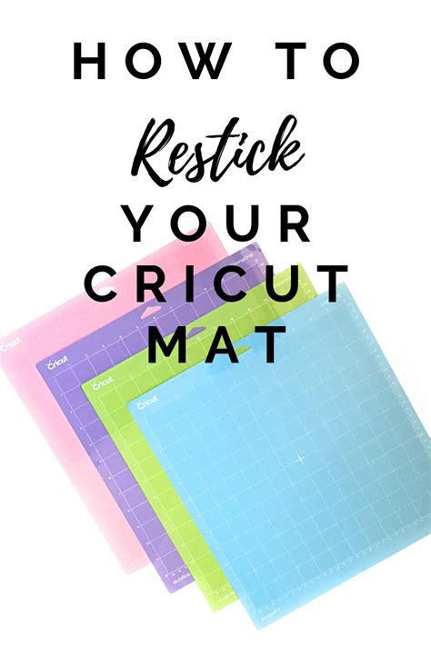 How to Restick Your Cricut Mat and Save Money- Clever N Crafty | Cricut mat, Cricut, Cricut ...