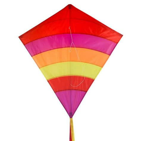In The Breeze 3251 Sunset Arch 39 Inch Diamond Kite Great Beginner