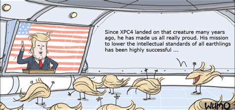 Wumo Aliens Invasion Donald Trump Comics Funny Comics
