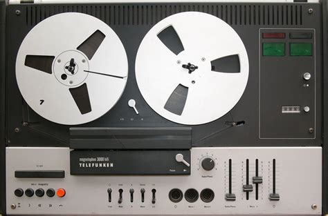 Telefunken Magnetophon 3000hifi Del Año 1973 Remix Numerisation