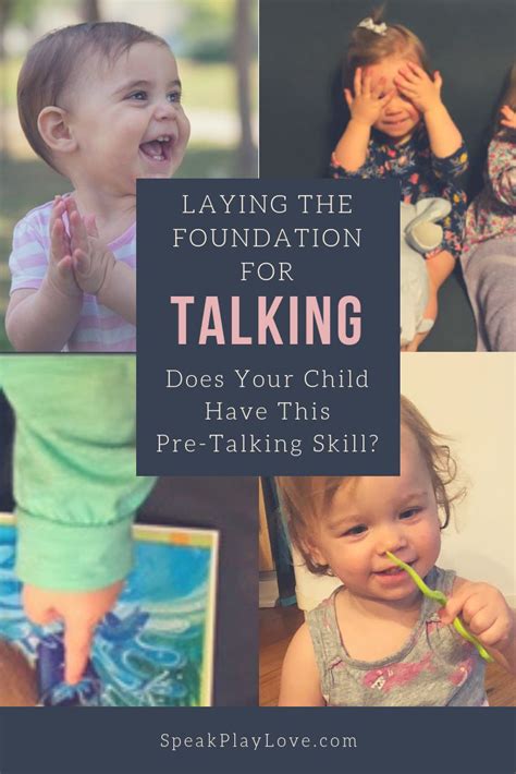 Laying The Foundation For Talking Teaching Imitation Skills Language
