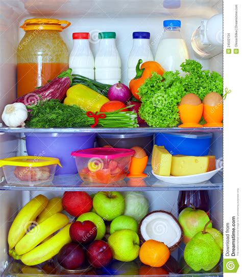 Recipe courtesy of ree drummond. Refrigerator Full Of Healthy Food Stock Photo - Image of ...