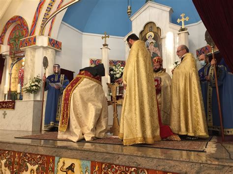 Consecration Of New Church Dome Cross Armenian Apostolic Church Of