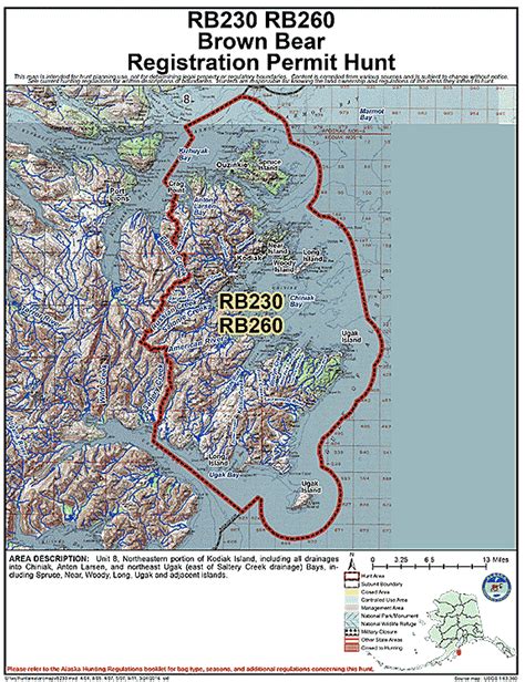 Map Of Rb230 Alaska Department Of Fish And Game