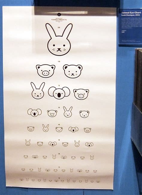 Momaストアで見つけたカワイイ動物の顔の視力検査表 Animal Eye Chart ニューヨークの遊び方