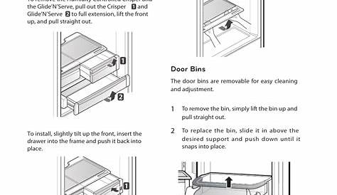 Detaching and assembling the storage bins | LG LFC24770ST User Manual