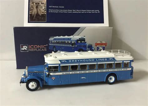 Iconic Replica 150 Scale 1931 Bk Parlor Coach Greyhound Bus Lines In